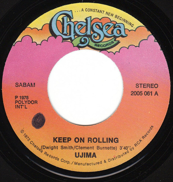 Ujima : Keep On Rolling / Still Hooked On You (7")