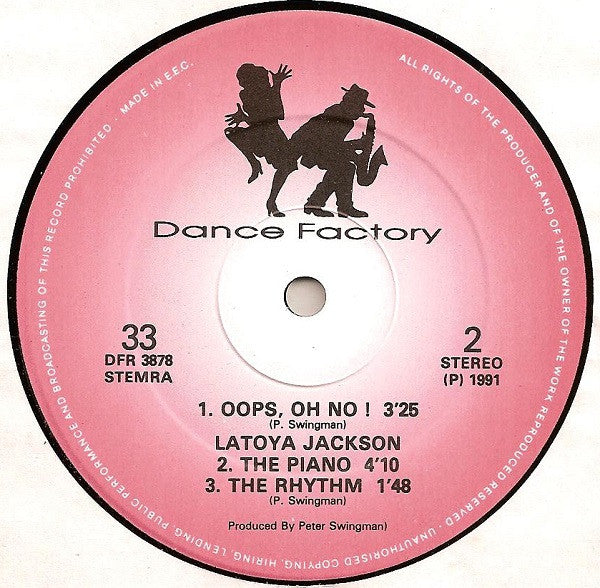 Latoya Jackson* : Oops, Oh No! (12")