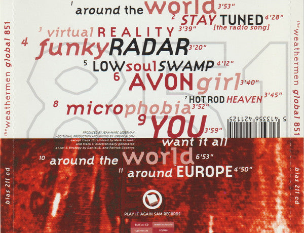 The Weathermen : Global 851 (CD, Album)