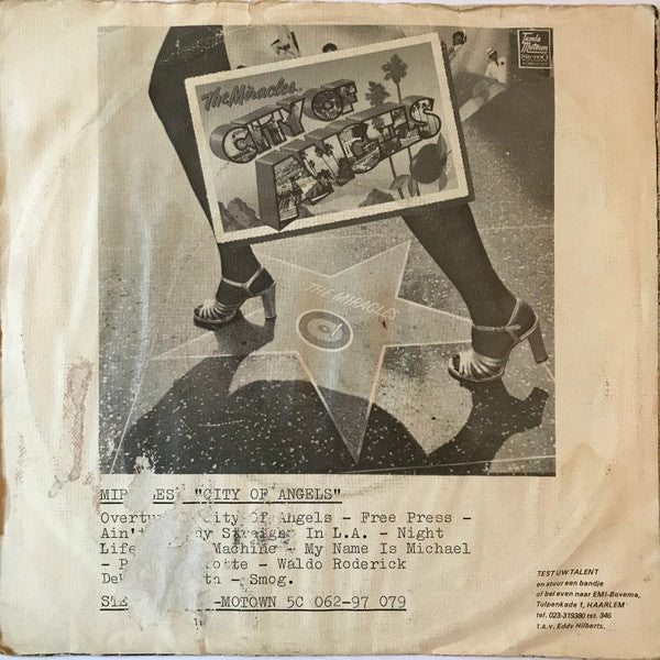 The Miracles : Love Machine (7", Single)