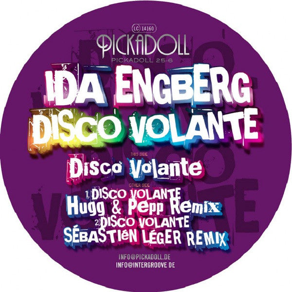 Ida Engberg : Disco Volante (12", Ltd, Pic)
