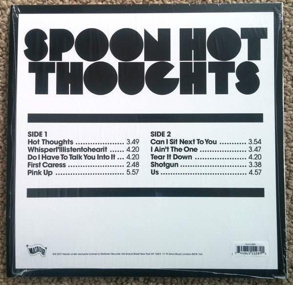 Spoon : Hot Thoughts (LP, Album, Ltd, Pur)