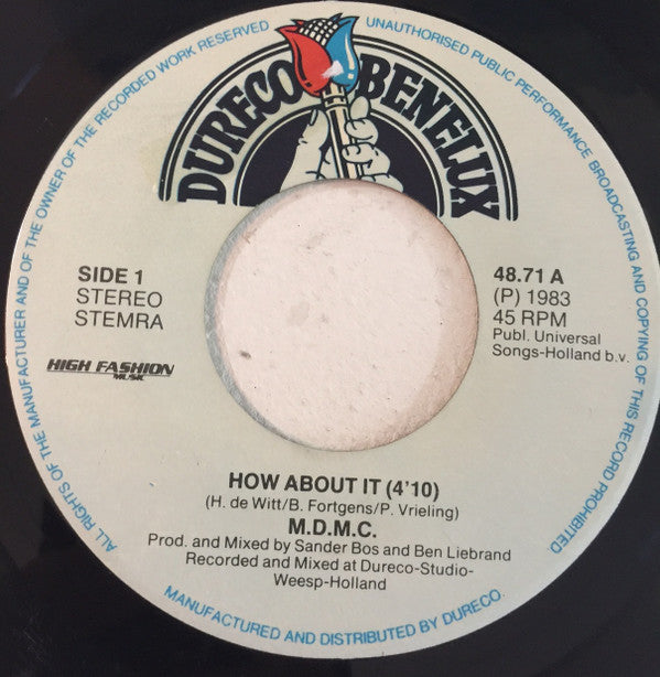 M.D.M.C. : How About It (7")