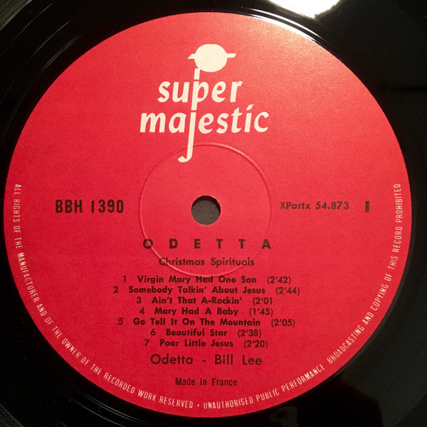 Odetta : Spirituals For Christmas (LP)