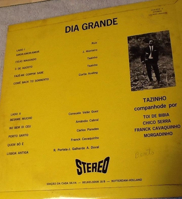 Tazinho : Dia Grande (LP, Album)