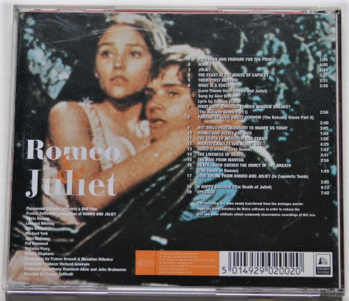 Nino Rota : Romeo & Juliet (Original Soundtrack Recording) (CD, Album, RE)