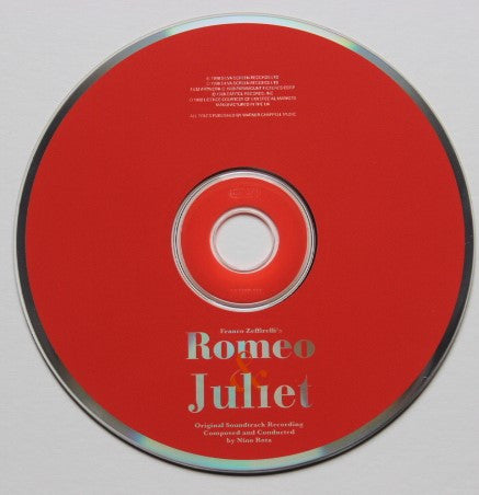 Nino Rota : Romeo & Juliet (Original Soundtrack Recording) (CD, Album, RE)
