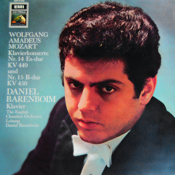 Daniel Barenboim, English Chamber Orchestra - Wolfgang Amadeus Mozart : Klavierkonzerte Nr. 14 in Es-Dur, KV 449 und Nr. 15 B-Dur, KV 450 (LP)