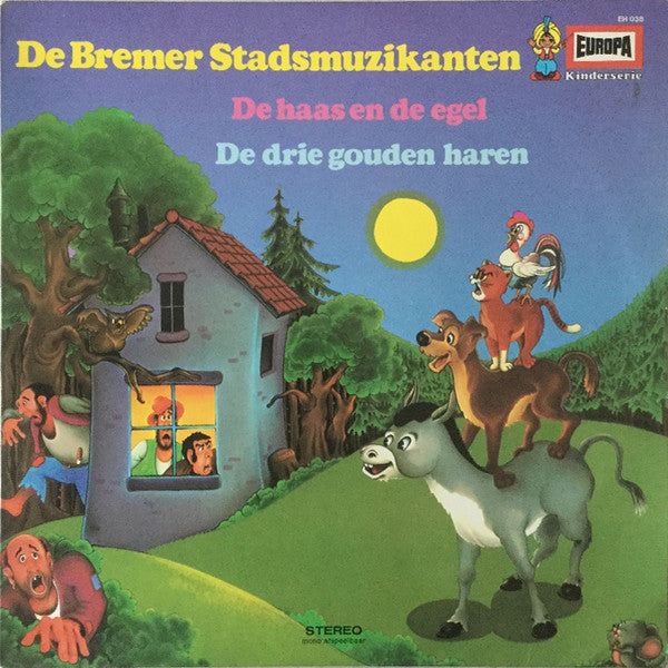 Various : De Bremer Stadsmuzikanten / De Haas En De Egel / De Drie Gouden Haren Van Grollebor (LP, Album)
