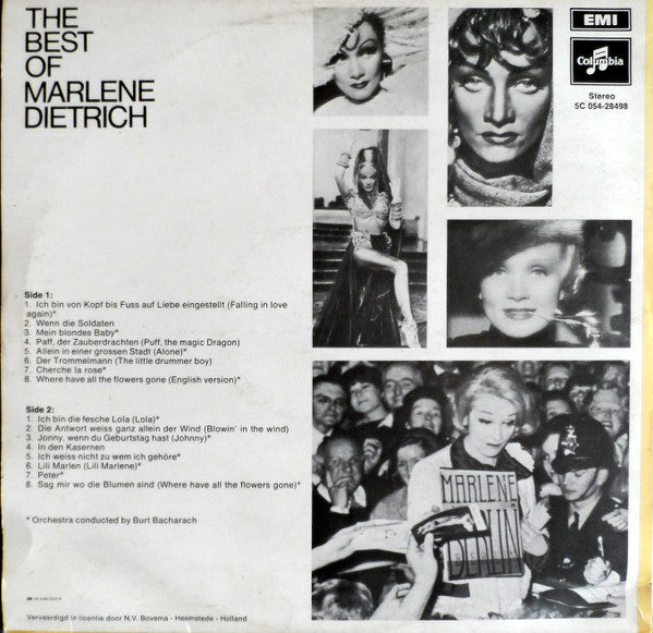Marlene Dietrich : The Best Of Marlene Dietrich (LP, Comp)