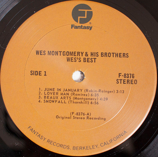 The Montgomery Brothers : Wes' Best (LP, Comp, RE)