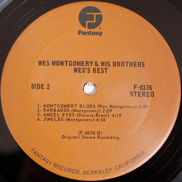 The Montgomery Brothers : Wes' Best (LP, Comp, RE)