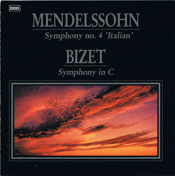 Felix Mendelssohn-Bartholdy / Georges Bizet : Symphony No. 4 'Italian' / Symphony In C (CD)