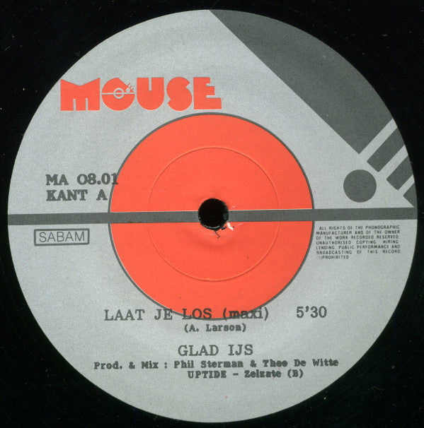 Glad IJs : Laat Je Los (12")