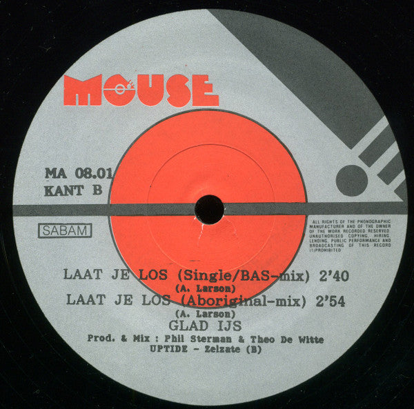Glad IJs : Laat Je Los (12")