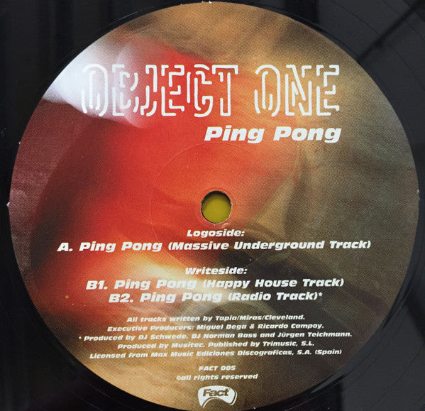 Object One : Ping Pong (12")