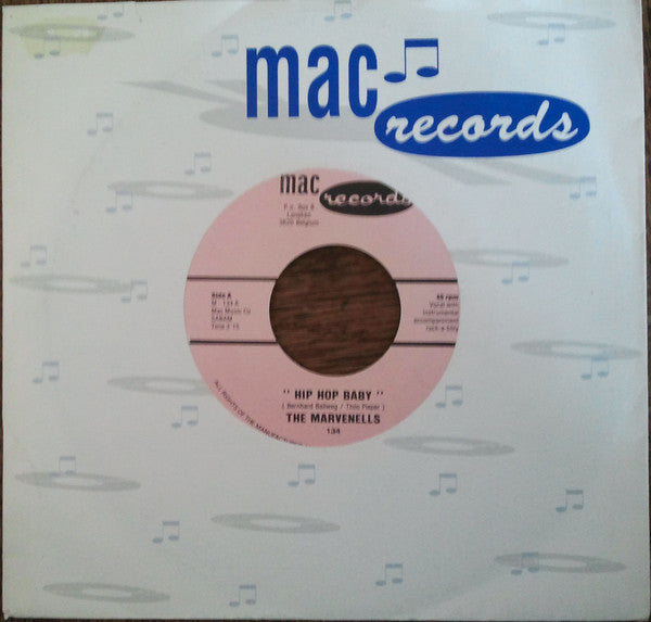 The Marvenells : Hip Hop Baby (7", Single)