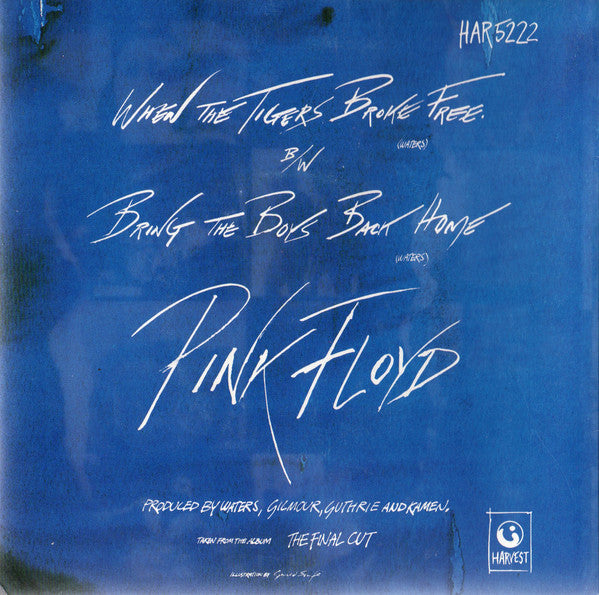 Pink Floyd : The Wall (Music From The Film) (7", Single, Sol)