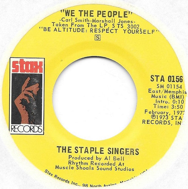 The Staple Singers : Oh La De Da (7", Single)
