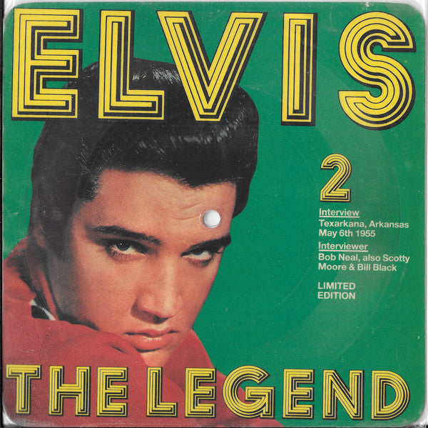 Elvis Presley : The Legend Interview (7", Shape, S/Sided, Ltd, Num, Pic)