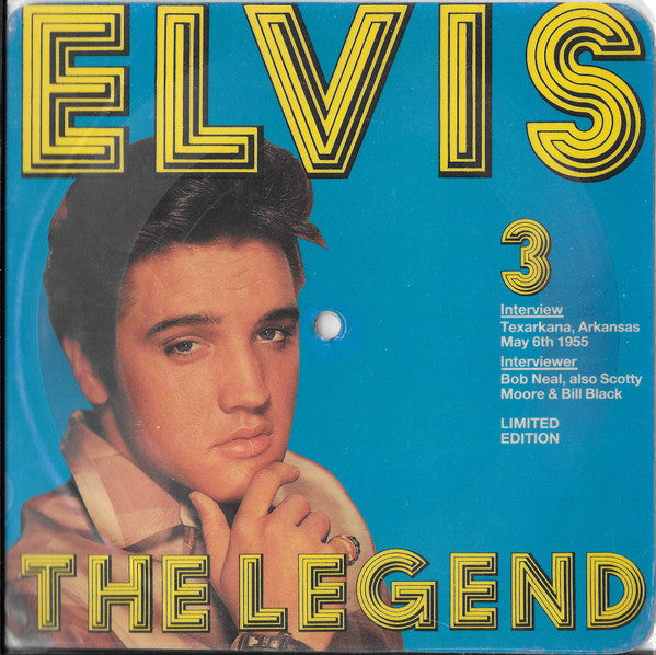 Elvis Presley : The Legend Interview (7", Shape, S/Sided, Ltd, Num, Pic)