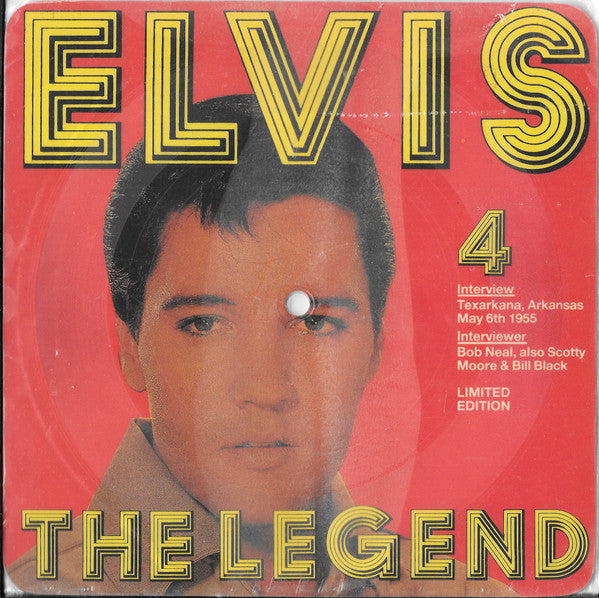 Elvis Presley : The Legend Interview (7", Shape, S/Sided, Ltd, Num, Pic)