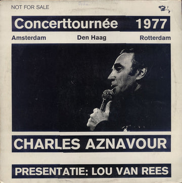Buy Charles Aznavour Presentatie Lou Van Rees : Concerttournée 1977 ...