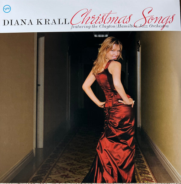 Diana Krall Featuring The Clayton-Hamilton Jazz Orchestra : Christmas Songs (LP, Album, RE, Red)