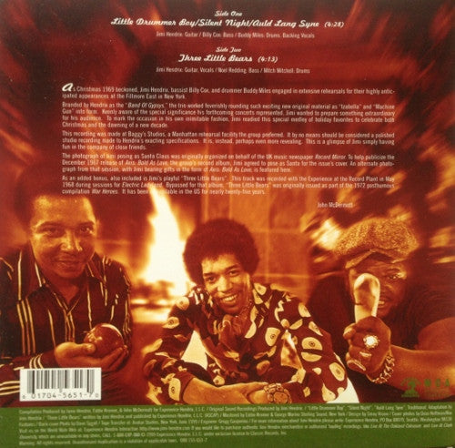 Jimi Hendrix : Merry Christmas And Happy New Year (7", Ltd, Whi)