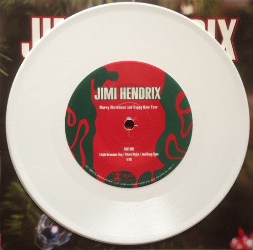 Jimi Hendrix : Merry Christmas And Happy New Year (7", Ltd, Whi)