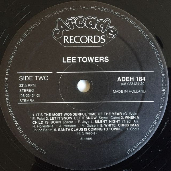 Lee Towers : Merry Christmas (LP, Album)