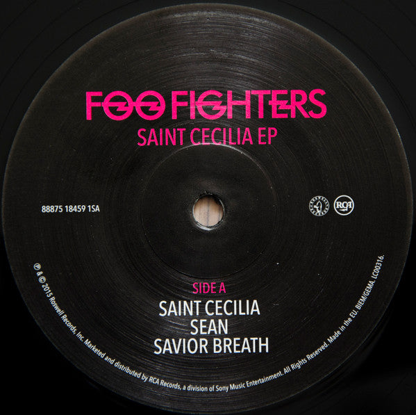 Foo Fighters : Saint Cecilia EP (12", EP)