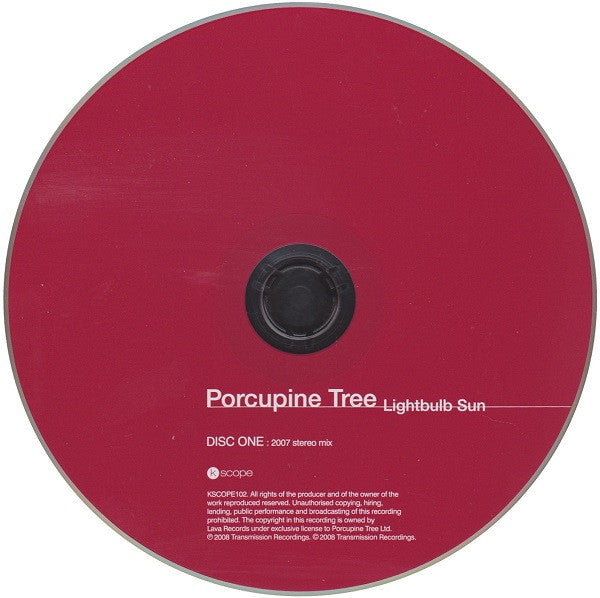 Porcupine Tree : Lightbulb Sun (CD, Album, RM + DVD-A, Multichannel + RE, S/Editio)