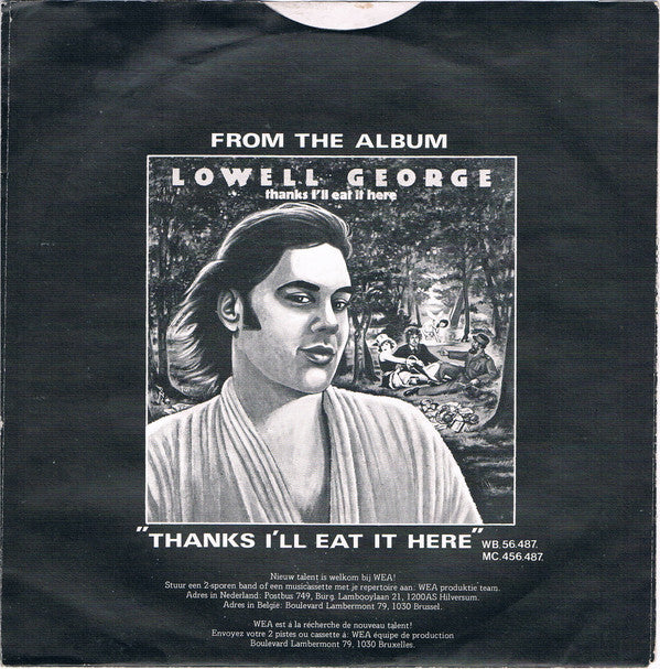 Lowell George : Cheek To Cheek / Honest Man (7", Single)