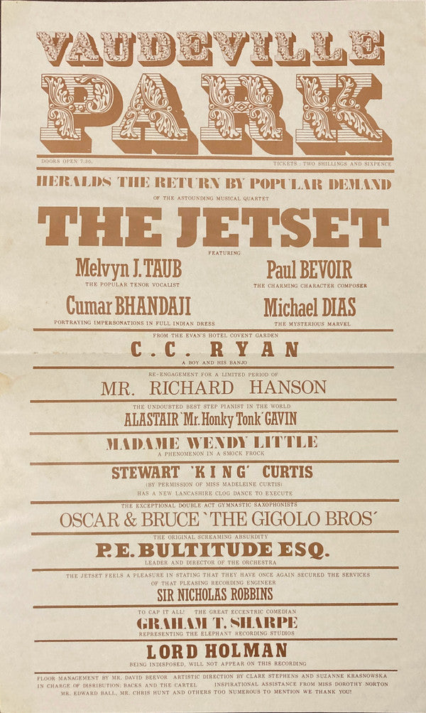 The Jetset (2) : Vaudeville Park (LP, Album)